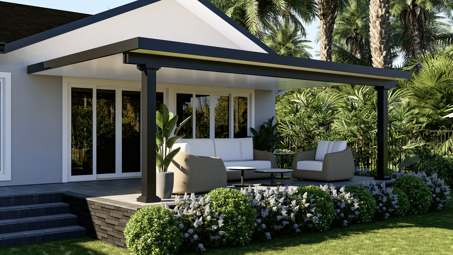 Outdoor Deck with Patio Cover
