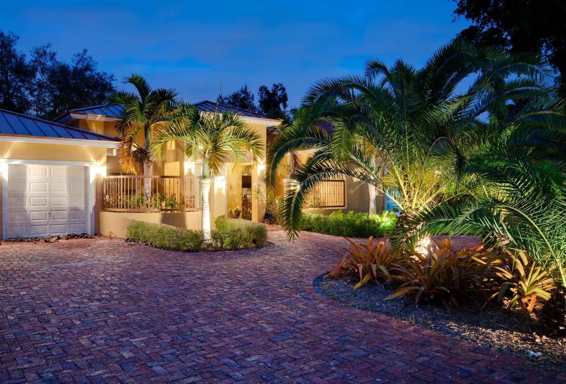 Pavers on driveway