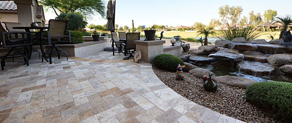 content-backyard-patio-with-water-feature-installed